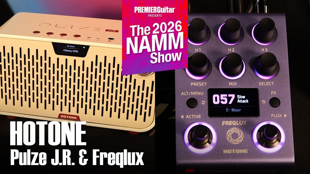 Hotone Pulze Jr, Pulze Mini & Freqlux | NAMM 2026 - Premier Guitar