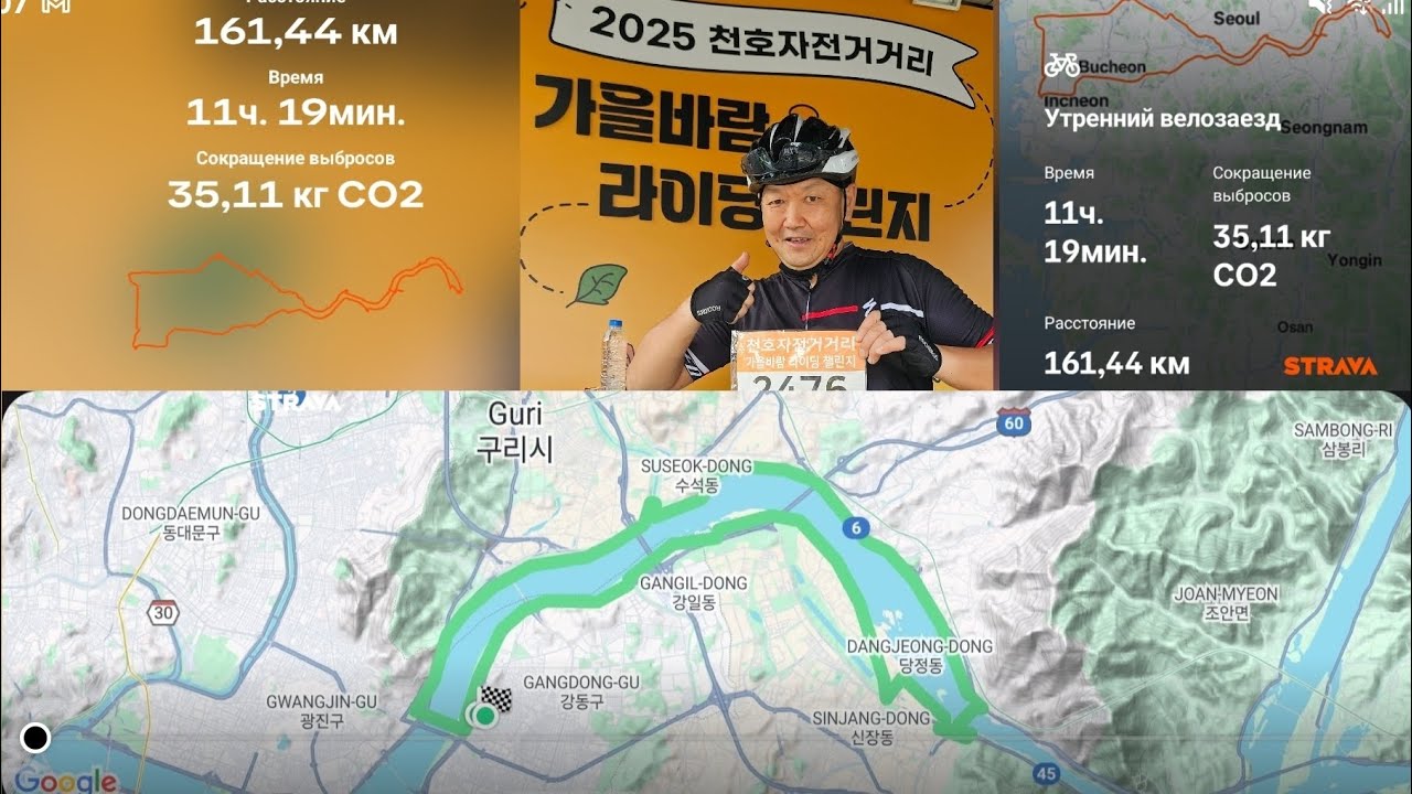 Субботняя велопрогулка с участием в челлендже 