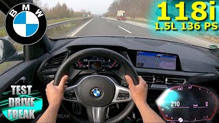 2022 BMW 118i M-Sport 136 PS TOP SPEED AUTOBAHN DRIVE POV