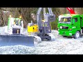 🚧 🚧 RC CONSTRUCTION SITE MOMENTS// HYDRAULIC VOLVO RC DIGGER// KOMATSU// MAN RC TRUCK 🚧 🚧