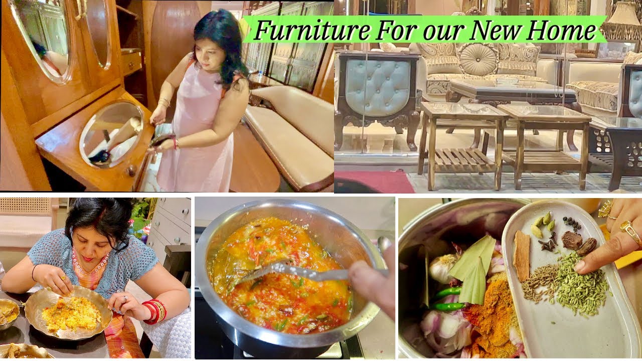 2 New Dinner Menu Recipes During My Busy Shifting Time || FURNITURE For Our New Home | Shopping Vlog