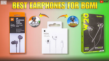 BEST EARPHONES FOR BGMI🔥Mi basic vs Spinbot vs Apple Original EarPods | improve your sound sense🔥