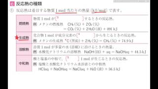 59 化学　熱化学１　熱化学方程式