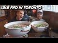 15lb Pho Challenge - Toronto's BIGGEST Pho Noodle Soup! - Man Vs Food @ Mr. Pho