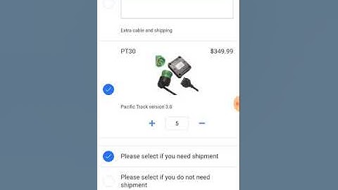 How to buy in the TrackEnsure Store
