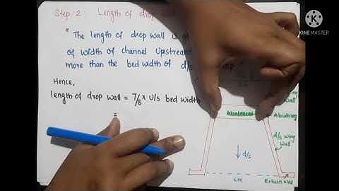 Design of trapezoidal notch fall - part 1