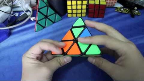 Pyraminx demo solve