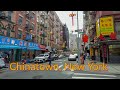 Chinatown in New York, a walking tour on May 26 2022