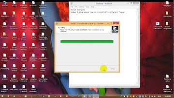 How to install Cisco Packet Tracer 6.2 for Windows