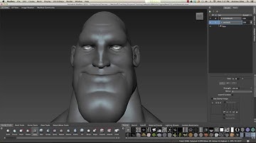 Inverting Masks in Mudbox to Breakup Facial Sculpt Layers