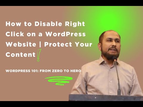How to Disable Right Click on a WordPress Website | Protect Your ...