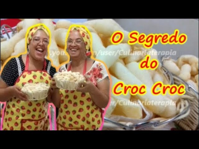 CROC CROC O SEGREDO REVELADO BISCOITO DE POLVILHO ASSADO RENDE MUITO