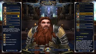 LOTRO Character Creation Tutorial