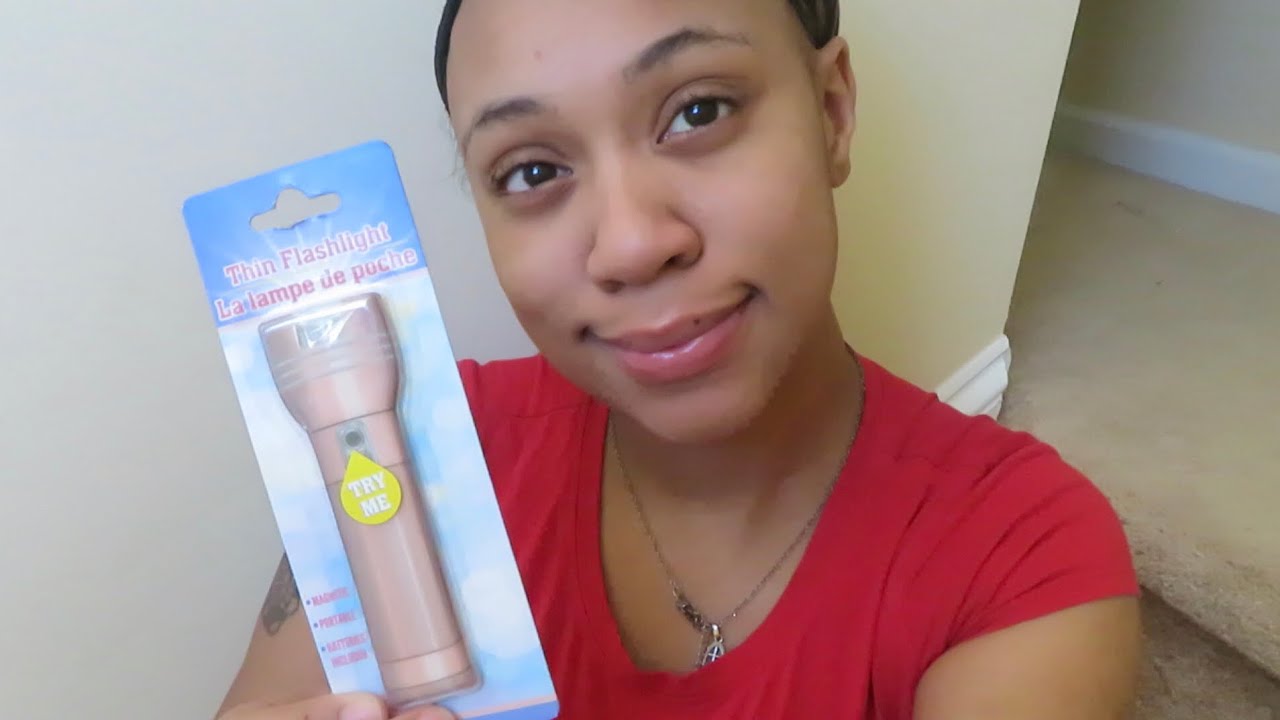 Dollar Tree Thin portable Flashlight ( Review) YouTube