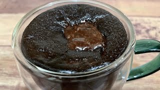 Choco Lava Mug Cake! Only 2 minutes! No egg