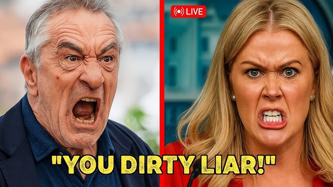 Karoline Leavitt DESTROYS Robert De Niro On Live TV – His Furious Reaction  Goes INSANELY Viral