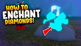 How to get Enchanted Diamonds!! in Roblox Islands (Skyblock)