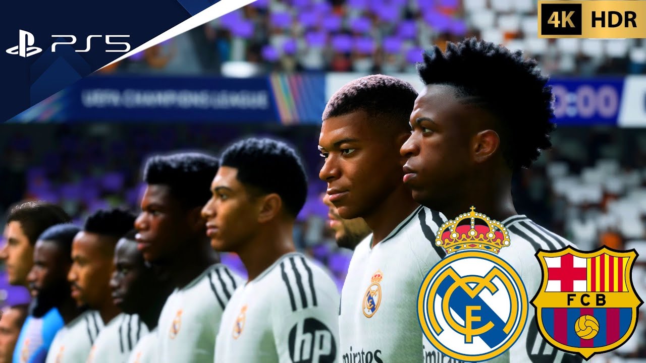 FC 25 - Real Madrid vs FC Barcelona | Super Cup Final | PS5™[4K60 ...
