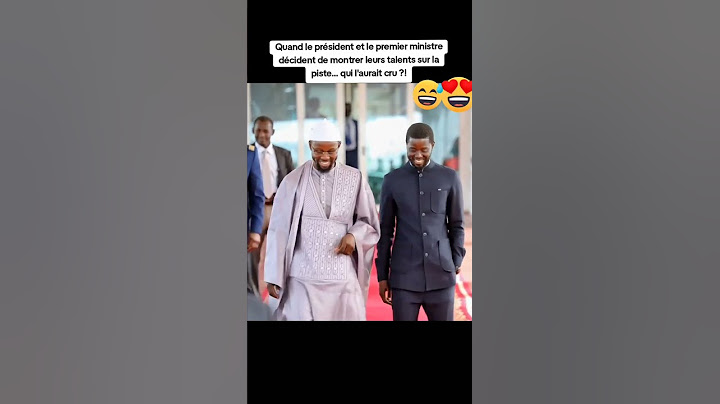 Bassirou diomaye faye et son premier ministre en concours de dense TiktokSenegal
