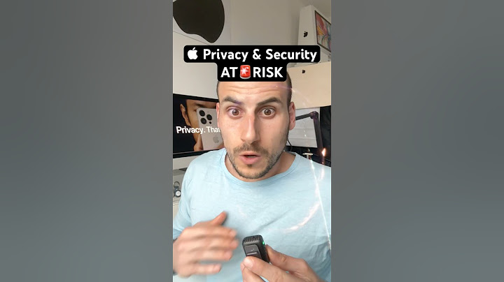 iPhone Privacy RISK🚨!!