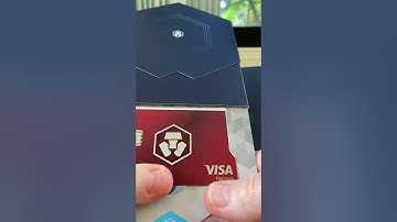 Unboxing #Crypto.com #visa card