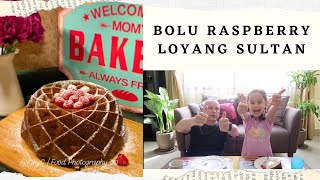 RESEP KUE BOLU RASPBERRY PAKAI LOYANG SULTAN