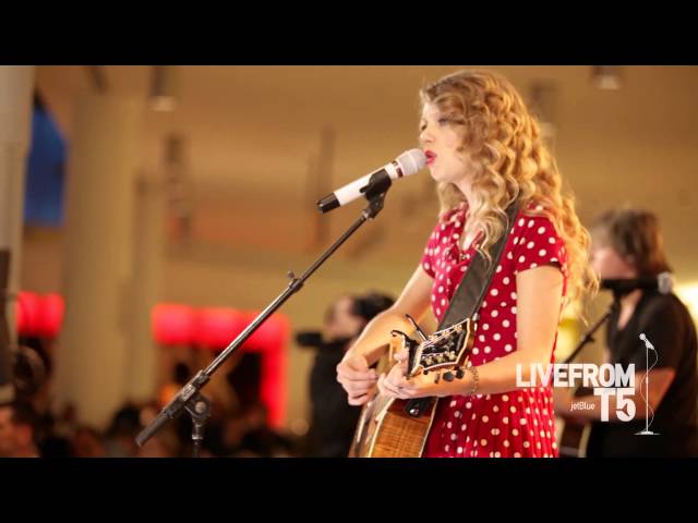 JetBlue - Taylor Swift Live from T5 - Back to December - HD class=