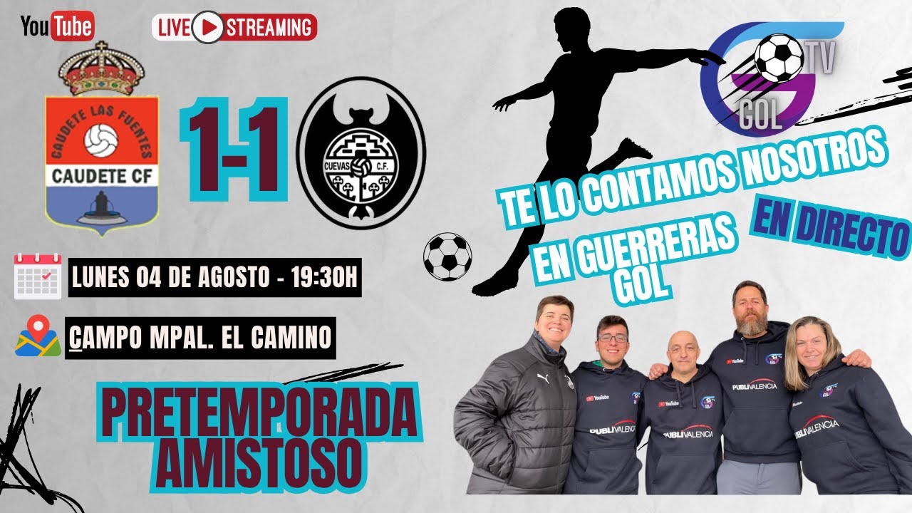 PRETEMPORADA | Caudete de las Fuentes CF 1-1 Las Cuevas CF