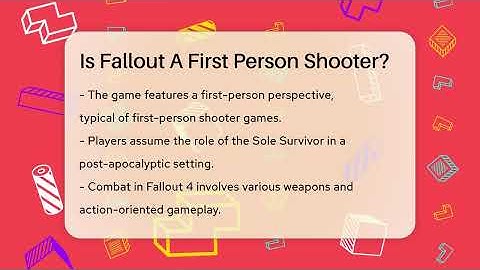 Is Fallout A First Person Shooter? - The SciFi Reel