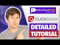 MarketPal (By DotcomPal) and ClickBank Complete Tutorial (Step-by-Step 2021 Guide)