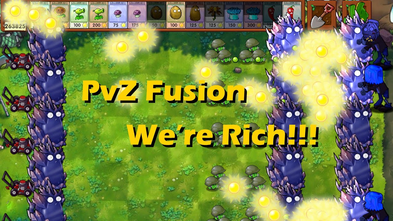 PVZ Fusion Version 2.1.3 : We're Rich!!! - Download link #plantsvszombies #pvz #gameplay  #shorts