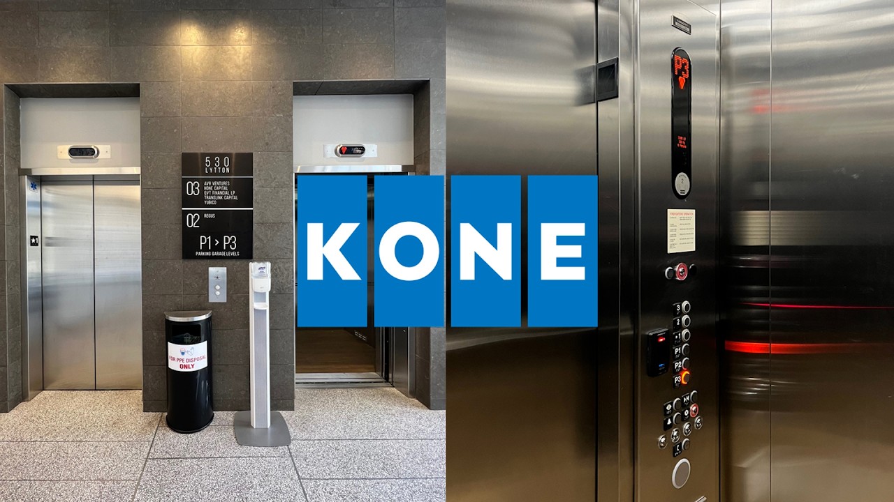 Интересная модификация! Лифты KONE Traction Elevators - 530 Lytton Ave - Пало-Альто, Калифорния.