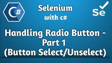 How to Handle Radio Buttons in Selenium C # | Selenium Beginner Tutorial