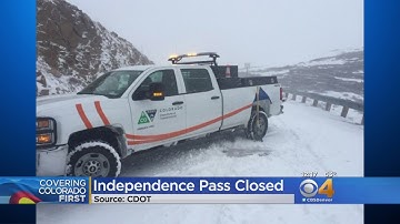 Independence Pass Closed For The Season