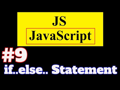 #9 JavaScript Tutorial in Hindi: if....else statement