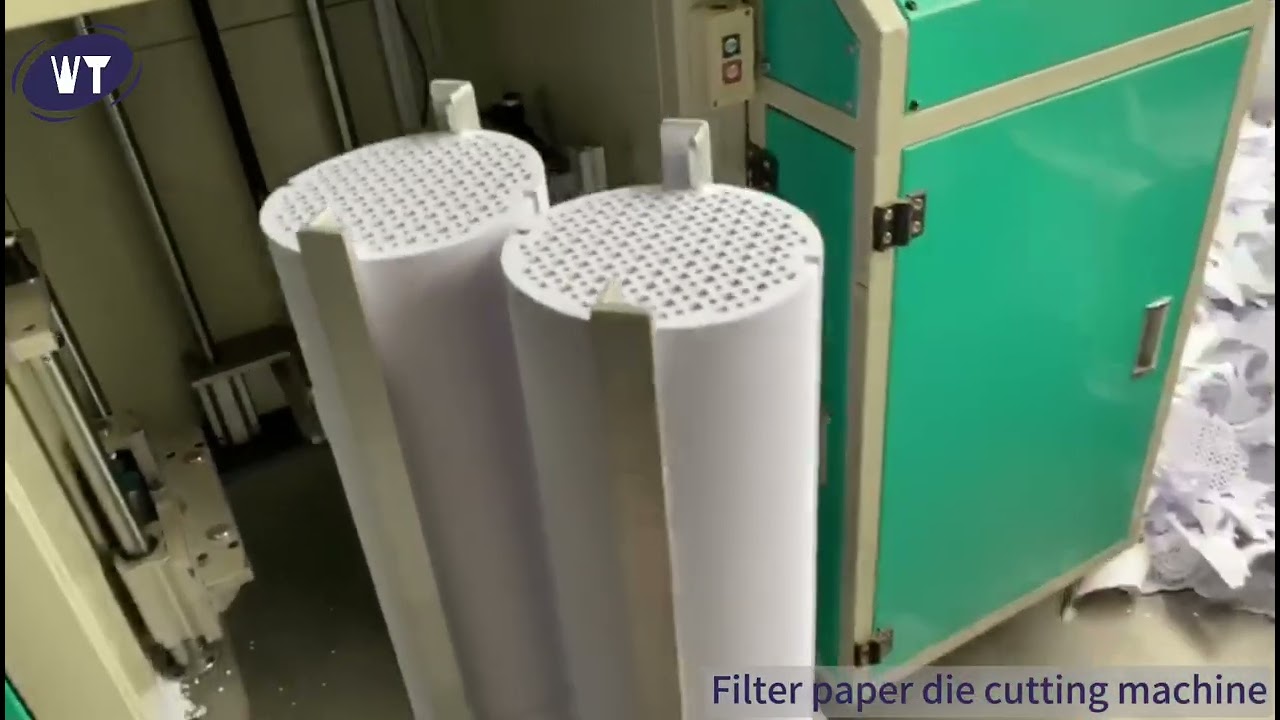 High-Efficiency Filter Paper Die-Cutting Machine for Precise and Fast Production! 🌀