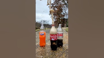 Coca Cola Vs Fireworks (SLOW MO) #satisfyingvideo #experiment