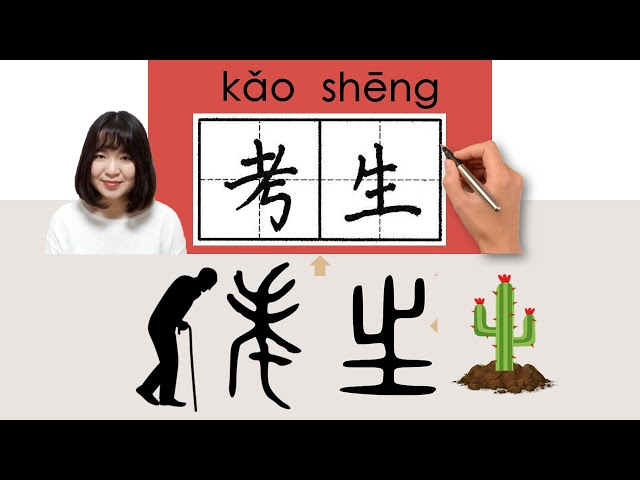 NEW HSK2//考生//kaosheng_(examinee)How to Pronounce u0026 Write Chinese Word u0026 Character #newhsk2 class=