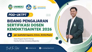 PDD-UKTPT BIDANG PENGAJARAN | SERTIFIKASI DOSEN 2026 | SYAIFULLAH SAPUTRO | UNIVERSITAS MEGAREZKY