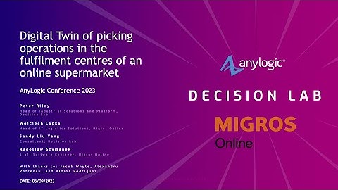 Digital Twin of Picking Operations in the Fulfilment Centres of an Online Supermarket