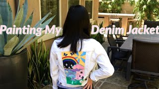 DIY PAINTING MY DENIM JACKET