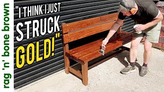 This Garden Bench Build Was SPECIAL