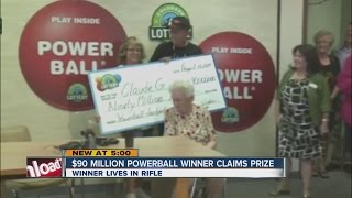 $90M Powerball winner claims prize in Colorado