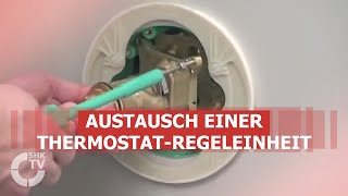 Hansgrohe Techniktipp: Austausch ThermostatRegeleinheit | SHKTV