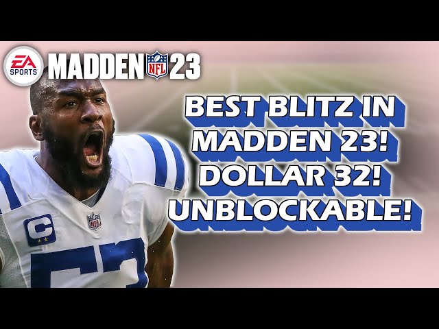 BEST BLITZ IN MADDEN 23! 2 MAN UNBLOCKABLE! - Madden 23 Tips