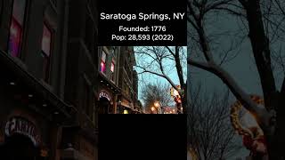 Random US Towns: Saratoga Springs, NY #shorts