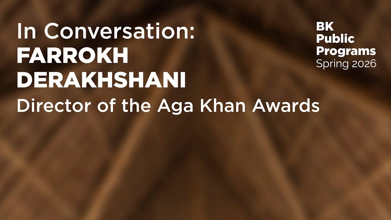 BK TALKS. In Conversation: Farrokh Derakhshani