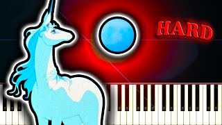 AMERICA - THE LAST UNICORN - Piano Tutorial