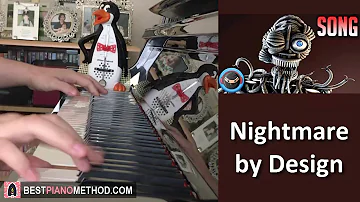 FNAF ENNARD SONG - "Nightmare By Design" - TryHardNinja (Piano Cover by Amosdoll)