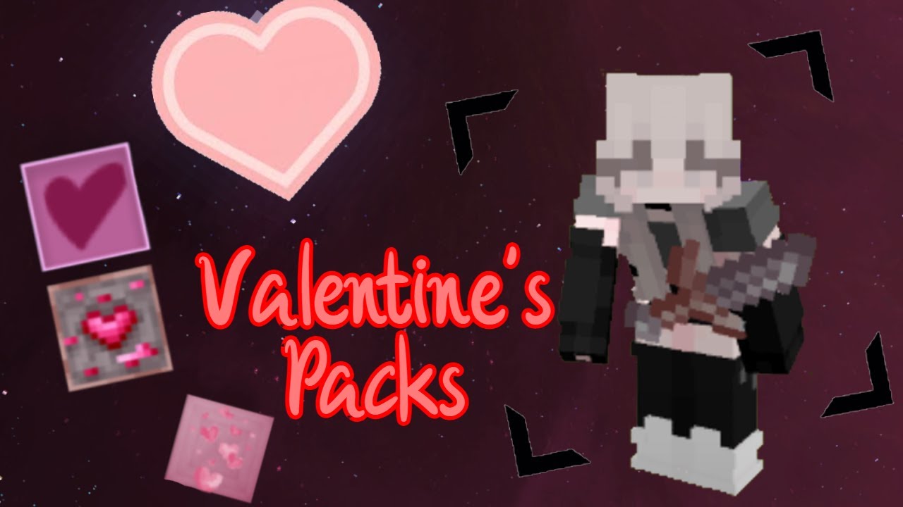 Aesthetic VALENTINE'S DAY Bedwars Texture Packs! (1.8.9) - YouTube
